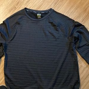 RUSSELL intellifresh (dri-power) black long sleeve shirt